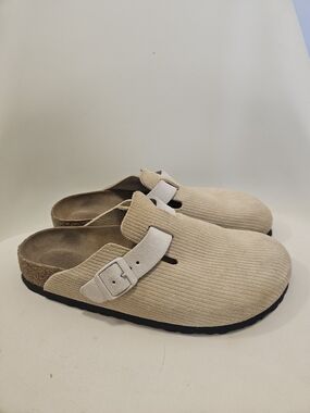 Birkenstock Boston Suede Embossed Sandals